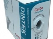 Cáp mạng  DINTEK 1101-03003-CAT.5E UTP, 4 pair, 24AWG, 305m/box,  Màu Xám