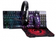 Keyboad+Mouse+Mousepad +Headset Marvo CM370 (USB) đen Led