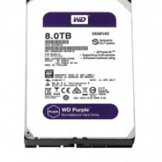 Ổ Cứng HDD Western 8TB WD80PURZ (TÍM) Chuyên dụng camera