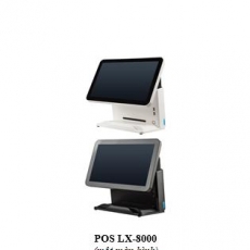 Máy Tính tiền POS cảm ứng POS LX-8000   (CPU  i5/ RAM 4G/ SSD 64GB -2 màn hình)