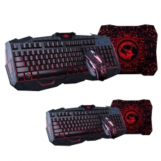 Keyboard + Mouse + Mouspad Marvo  KM 400 + G1 ( 2 USB )