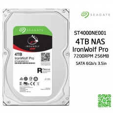 Ổ cứng HDD NAS Seagate Ironwolf PRO 4TB 7200rpm 256MB - ST4000NE001