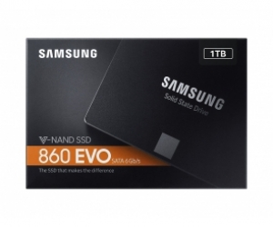 SSD Samsung 860EVO 1TB Sata III 6Gbit/s 2.5 (MZ-76E1T0BW)
