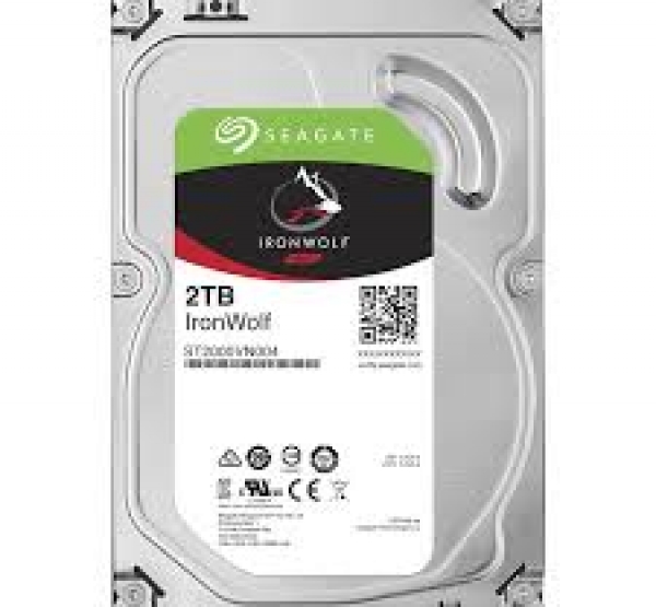 Ổ cứng HDD NAS Seagate Ironwolf 2TB 5900rpm 64MB - ST2000VN004	