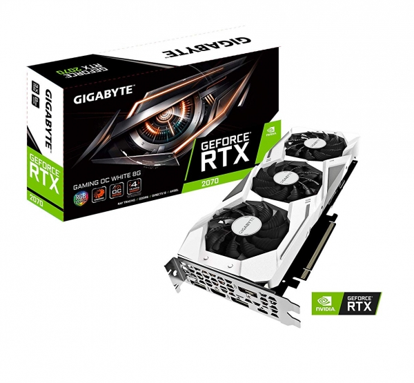 VGA GIGABYTE RTX 2070 SUPER GAMING OC 8G (GV-N207SGAMING OC-8GC) WHITE