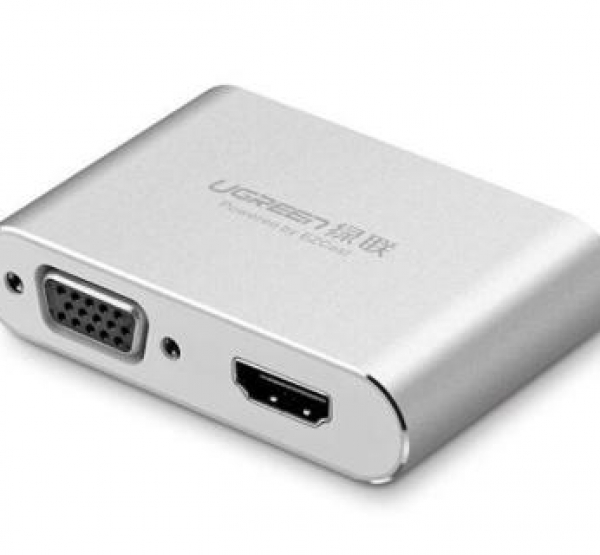 Bộ chuyển đổi cổng Lightning to HDMI + VGA  Ugreen UG-30522  cho Iphone5/6 , ipad 