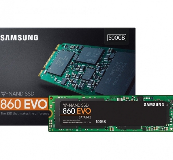 SSD Samsung  860EVO 500GB M2 Sata III 6Gbit/s -2280 (Mz-N6E500BW)