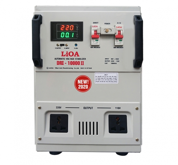 ỔN ÁP LIOA DRI-10000 II 10KVA - 1 PHA