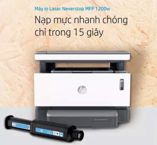 MÁY IN HP NEVERSTOP MFP 1200W ( 4RY26A ) – 01Y ( đa năng ) 