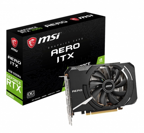 Card màn hình Vga MSI RTX 2060 AERO ITX 6G