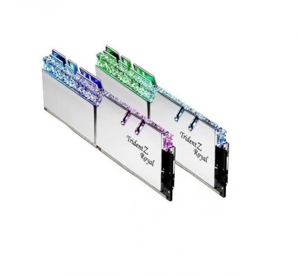 Ram Gkill Trident Z Royal RGB 16GB bus 3200 F4-3200C16D-16GTRS (2x8GB SILVER)