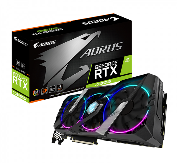 VGA GIGABYTE AORUS GeForce RTX 2060 SUPER 8G (GV-N206SAORUS-8GC)