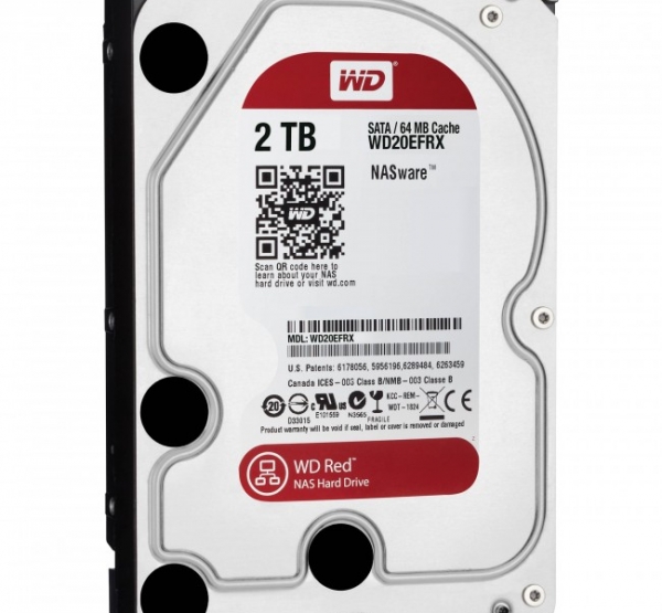 Ổ Cứng HDD WESTERN 2TB RED 3.5 SATA3 WD20EFRX (5400rpm) 