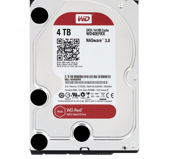 Ổ Cứng HDD WESTERN 6TB RED 3.5 SATA3 WD60EFRX (5400rpm) 