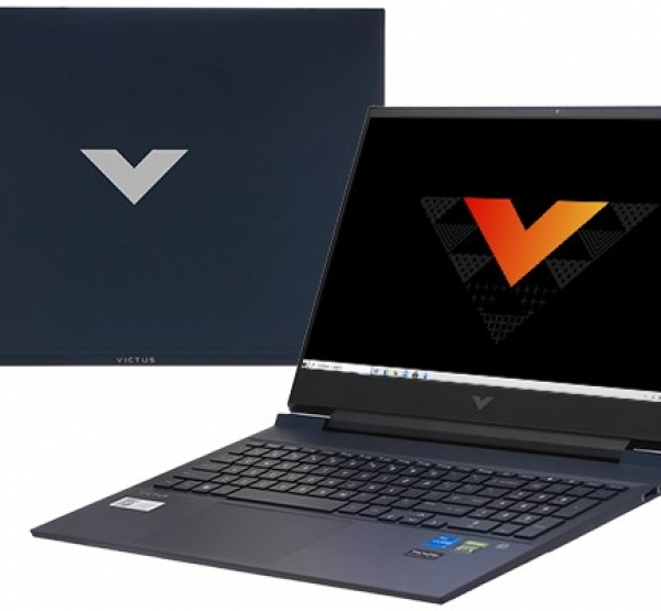 Laptop HP Victus 16-e0170AX 4R0U7PA  (R7-5800H/8GB/SSD 512GB /RTX3050-4GB/16.1 FHD IPS /Win 11) đen