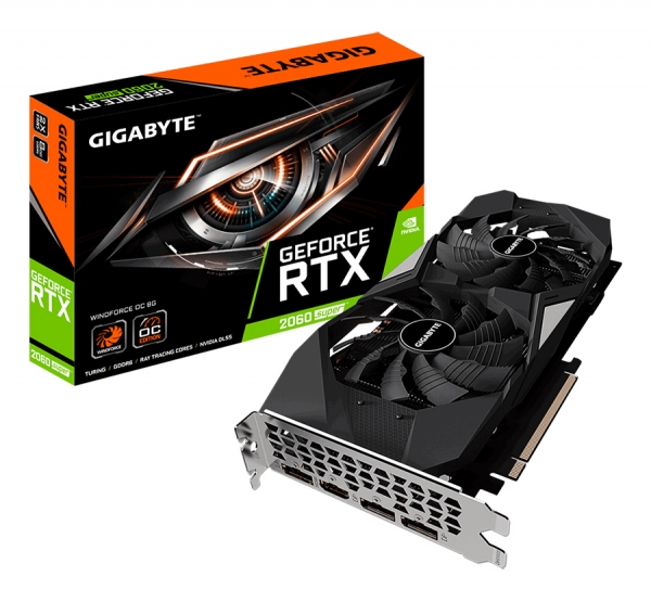 VGA GIGABYTE RTX 2060 SUPER WINDFORCE OC 8G (GV-N206SWF2OC-8GD)