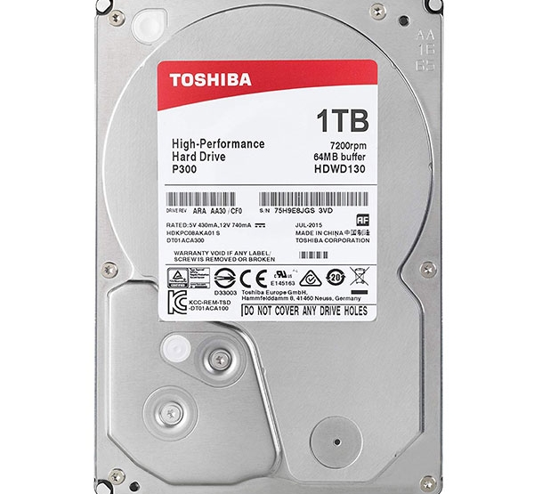 HDD Toshiba P300 1Tb 7200rpm 64Mb