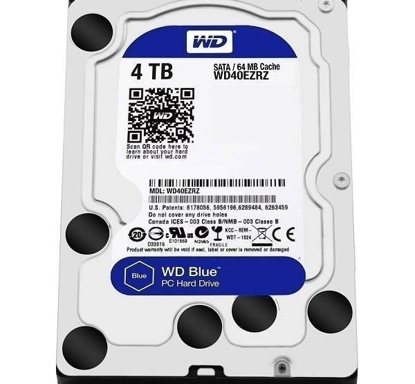 Ổ Cứng HDD WESTERN 4T WD40EZRZ, BLUE 