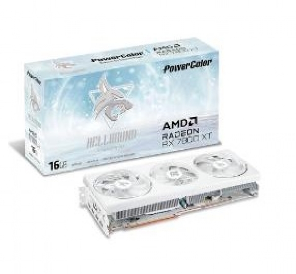 VGA PowerColor Radeon Hellhound Spectral White RX7800XT 16GB GDDR6 (RX7800XT 16G-L/OC/WHITE)