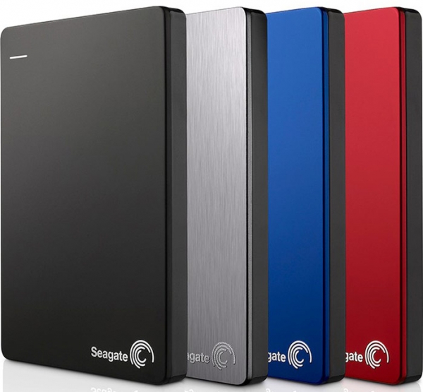 Ổ Cứng Gắn Ngoài HDD Seagate Backup Plus Slim Portable Drive 1TB 2.5 USB 3.0- STDR1000300 (đen/xanh/