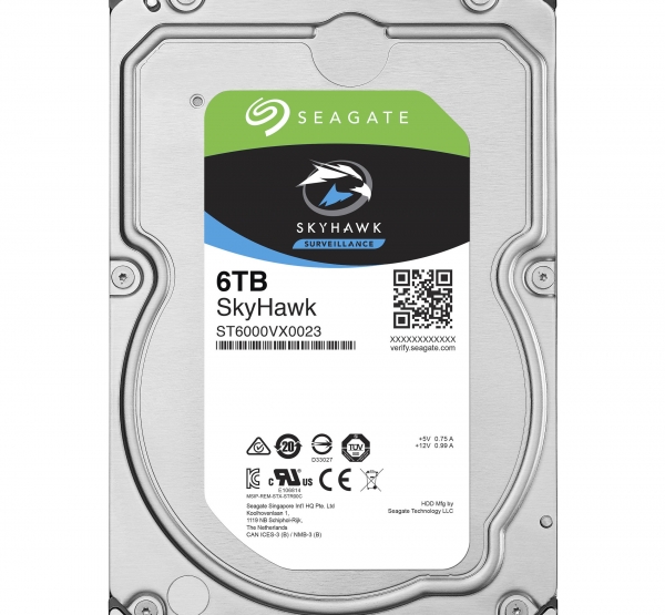 Ổ CỨNG  HDD  Seagate Skyhawk 6TB SATA  (ST6000VX001) Chuyên dụng camera