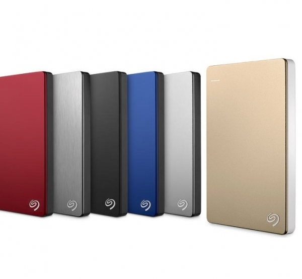 Ổ Cứng Gắn Ngoài HDD Seagate 1TB Backup Plus Slim  STDR1000300 ( Đen / Bạc / Xanh/ Vàng / Đỏ)