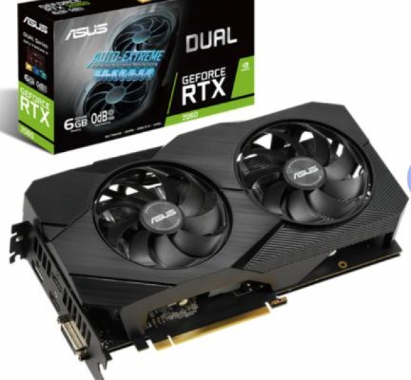 VGA Asus Dual RTX2060-6G-EVO (DVI/HDMI/DP/6GB GDDR6)