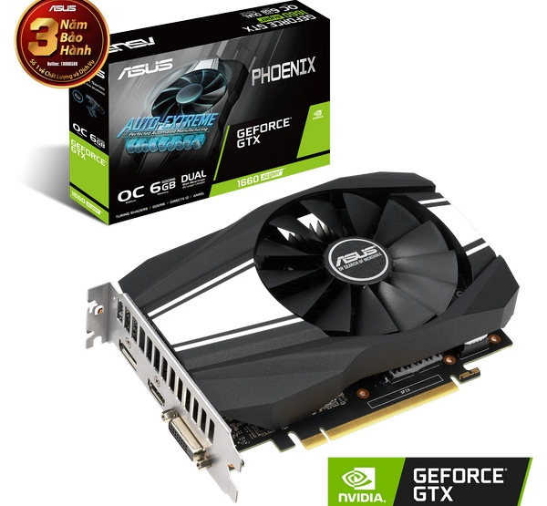 VGA Asus PH GTX1660S-O6G (DVI/HDMI/DP/6GB GDDR6 )