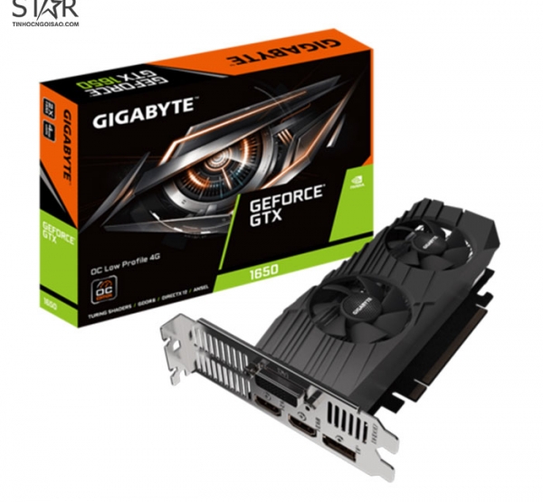 VGA Gigabyte GTX1650 OC 4GB (GV-N1650OC-4G/2FAN /isplayPort /HDMI 